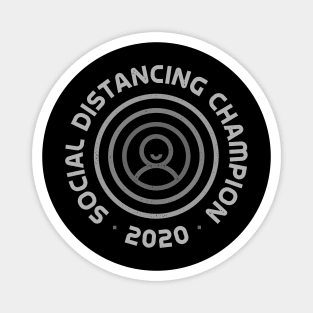 Social Distancing Champion 2020 Magnet